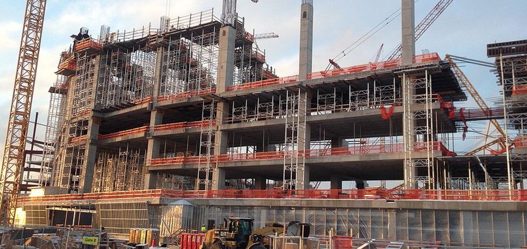October construction starts drop 9%